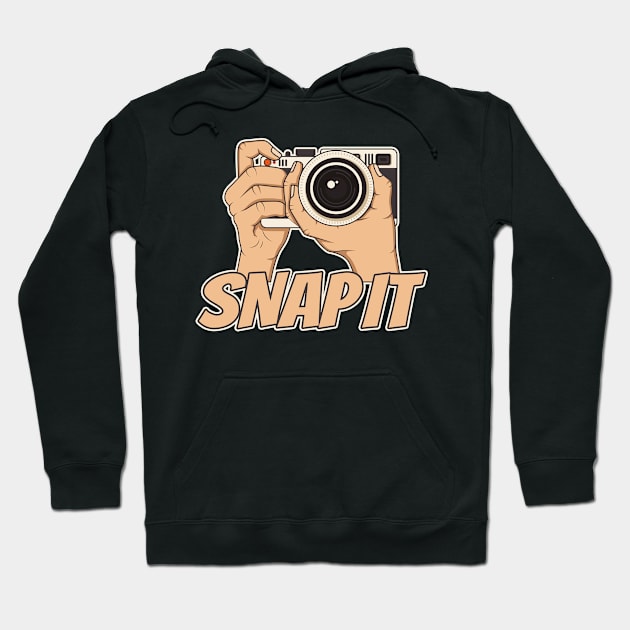 Snap it Photography Hoodie by Foxxy Merch